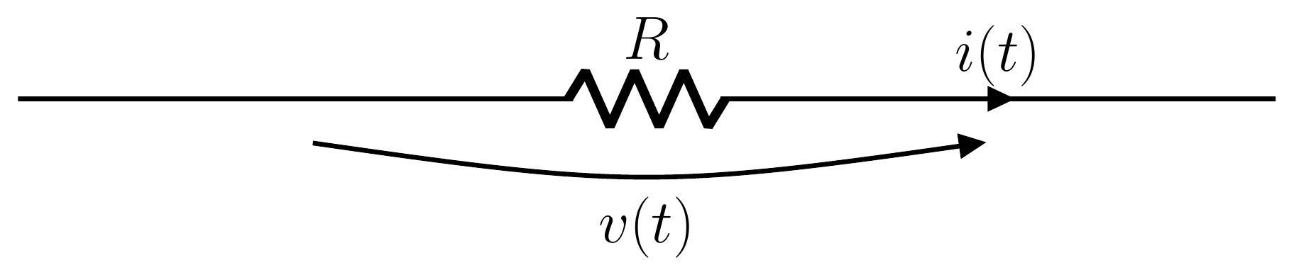 Resistor com referências de tensão e corrente